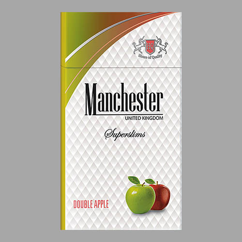 Manchester Superslims Double Apple Sigara (Elma Aromalı)