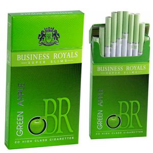 Business Royall BR SuperSlim Green Apple Sigara (Yeşil-Elma Aromalı)