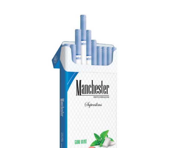 Manchester Superslims Gum mint Sigara (Naneli Sakız Aromalı)
